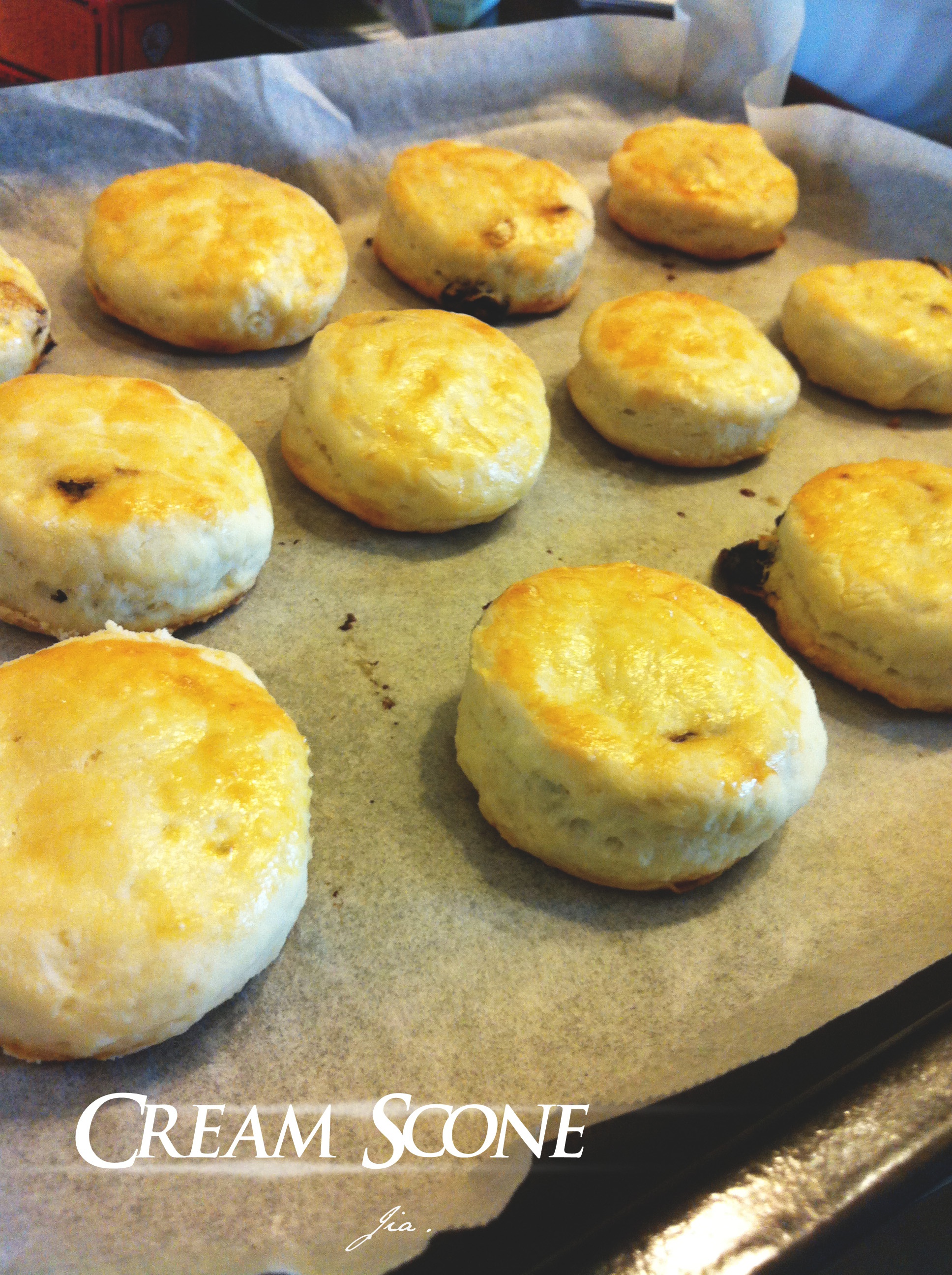 极简奶油松饼/Cream Biscuits（scones）