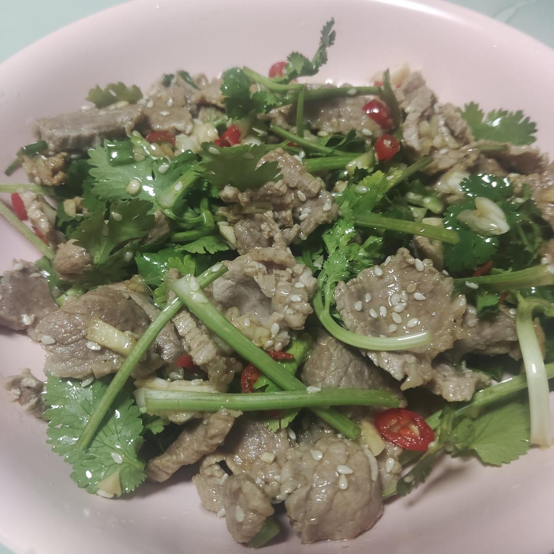 丈母娘吃了都夸的凉拌香菜牛肉