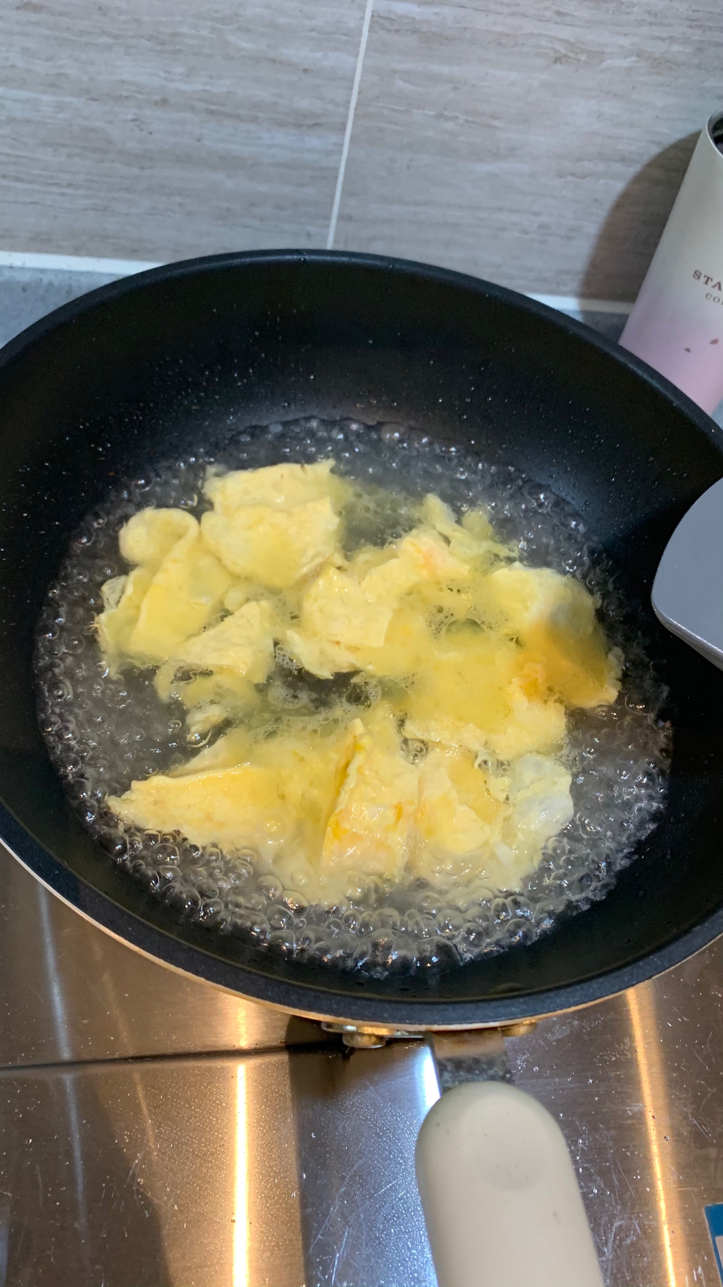 小白菜鸡蛋汤的做法 步骤5