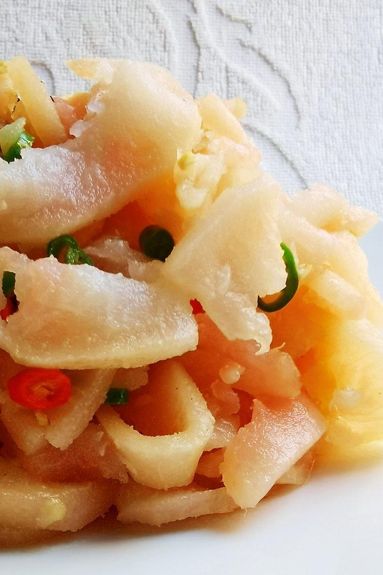 赵笑做的【炒柚子皮】《快手菜系列十二》