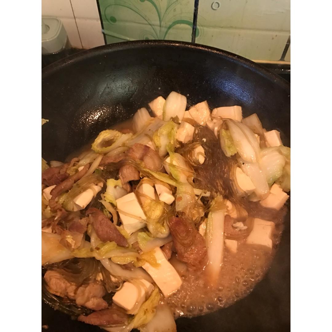 白菜炖豆腐猪肉粉条