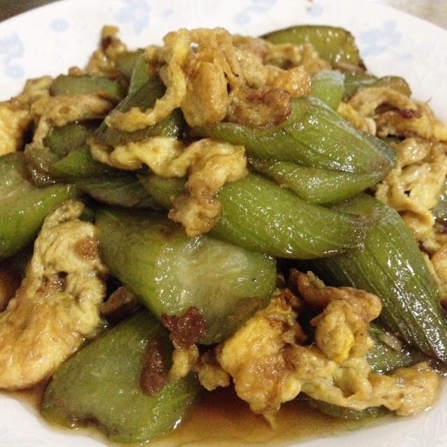 丝瓜炒蛋