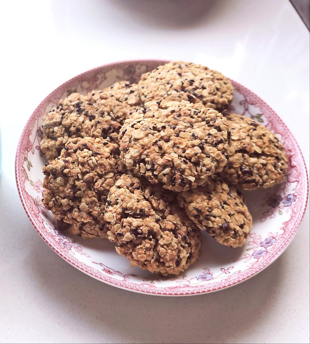 搅一搅就🉑的超好吃高纤㊙️燕麦饼干🍪