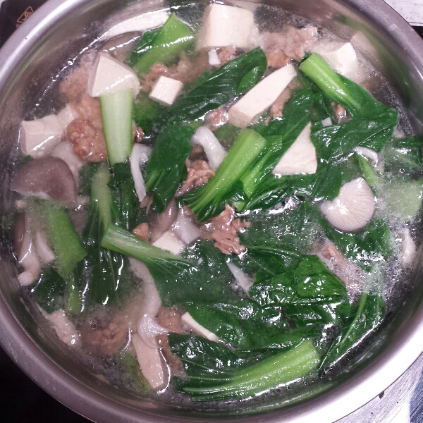 青菜豆腐汤