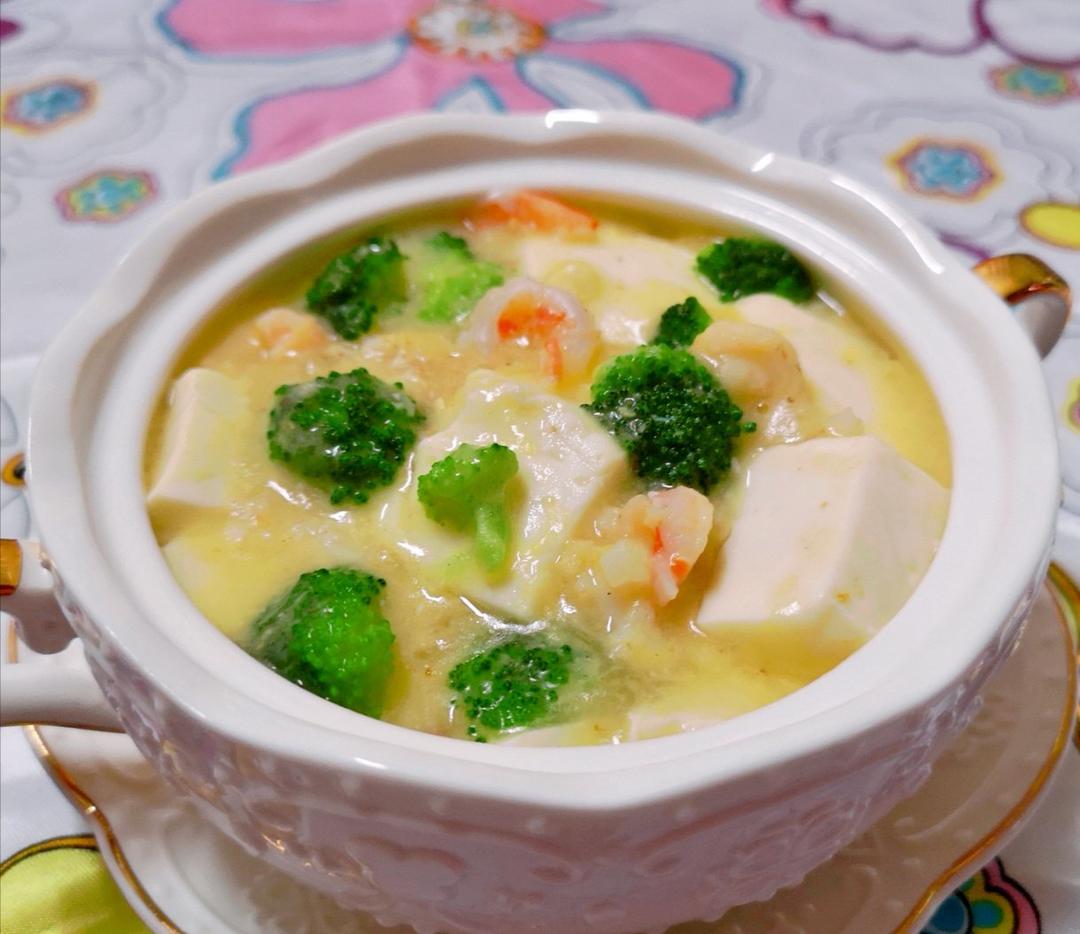 蟹黄豆腐（咸蛋黄版）