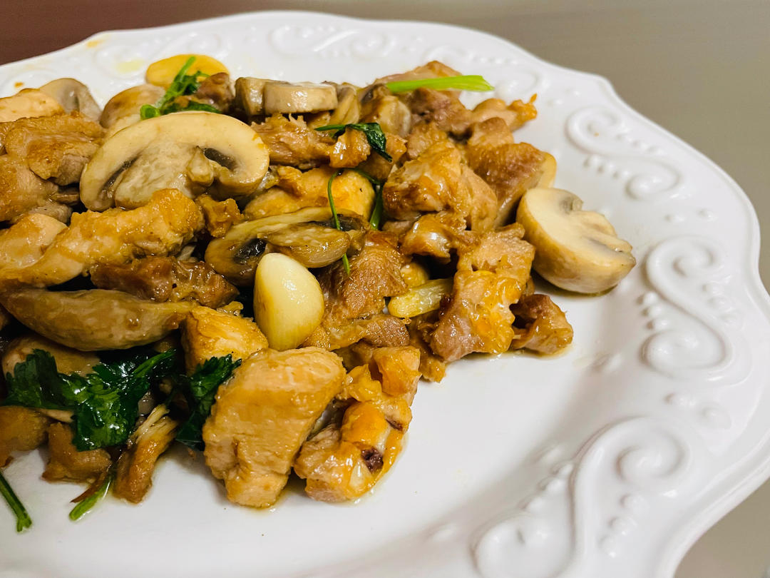 口蘑鸡胸肉