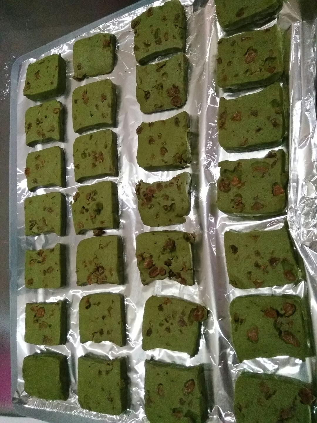 抹茶蔓越莓饼干