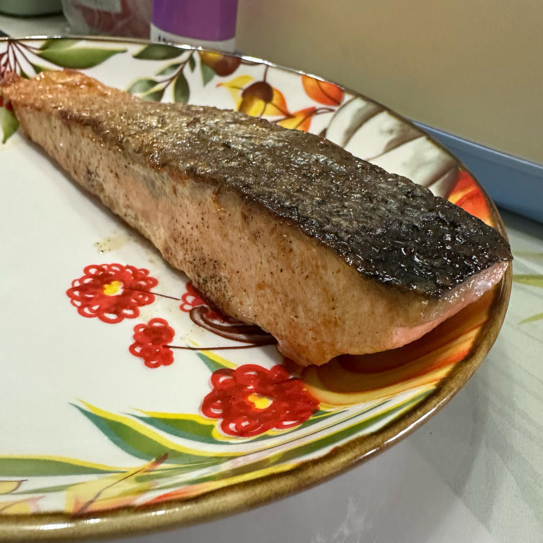 盐煎三文鱼