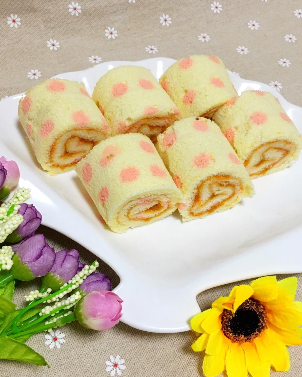 一颗糖572196做的波点糖果小卷卷