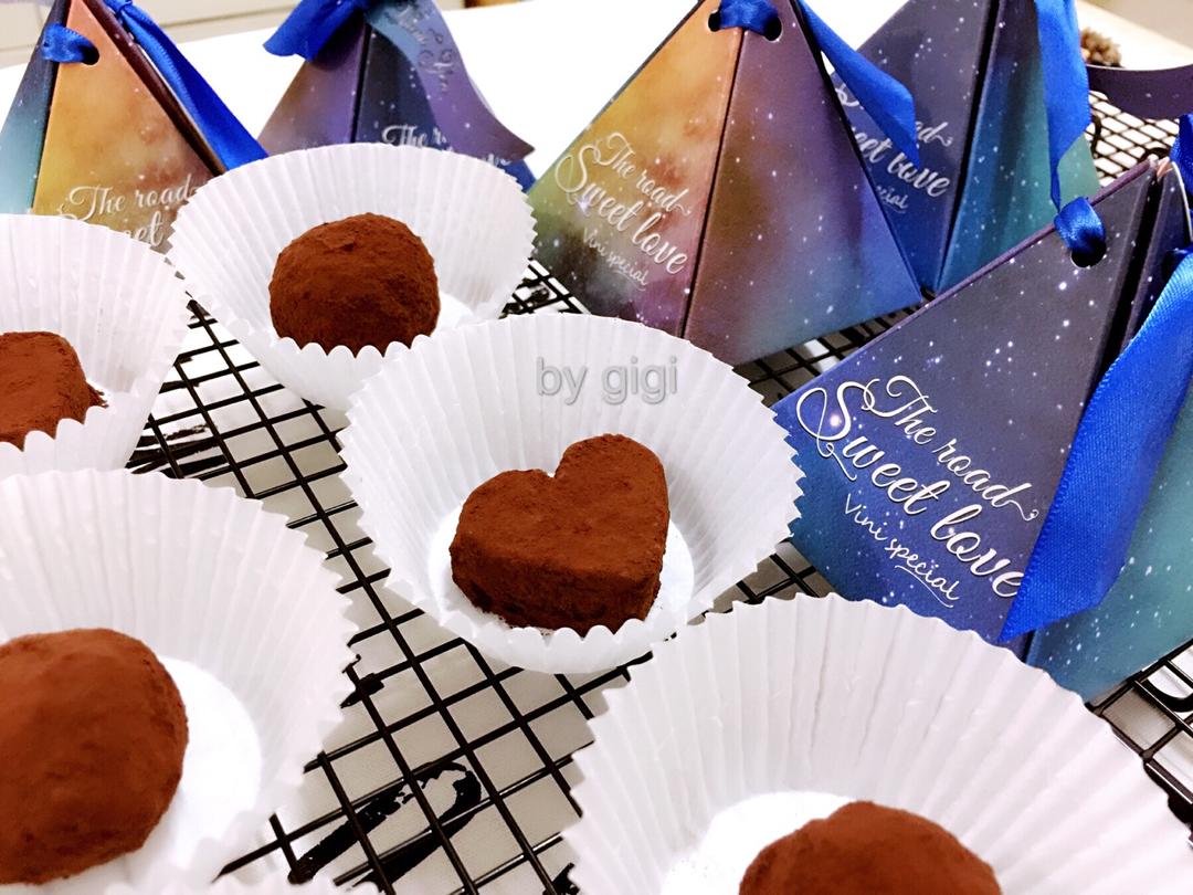 情人節禮物：香橙松露巧克力的做法