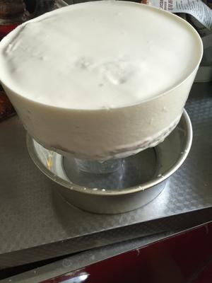 酸奶慕斯蛋糕（八寸）的做法 步骤19