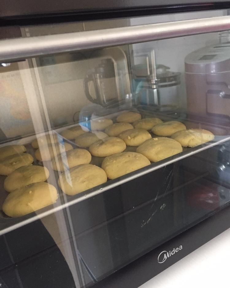 玉米面麻饼