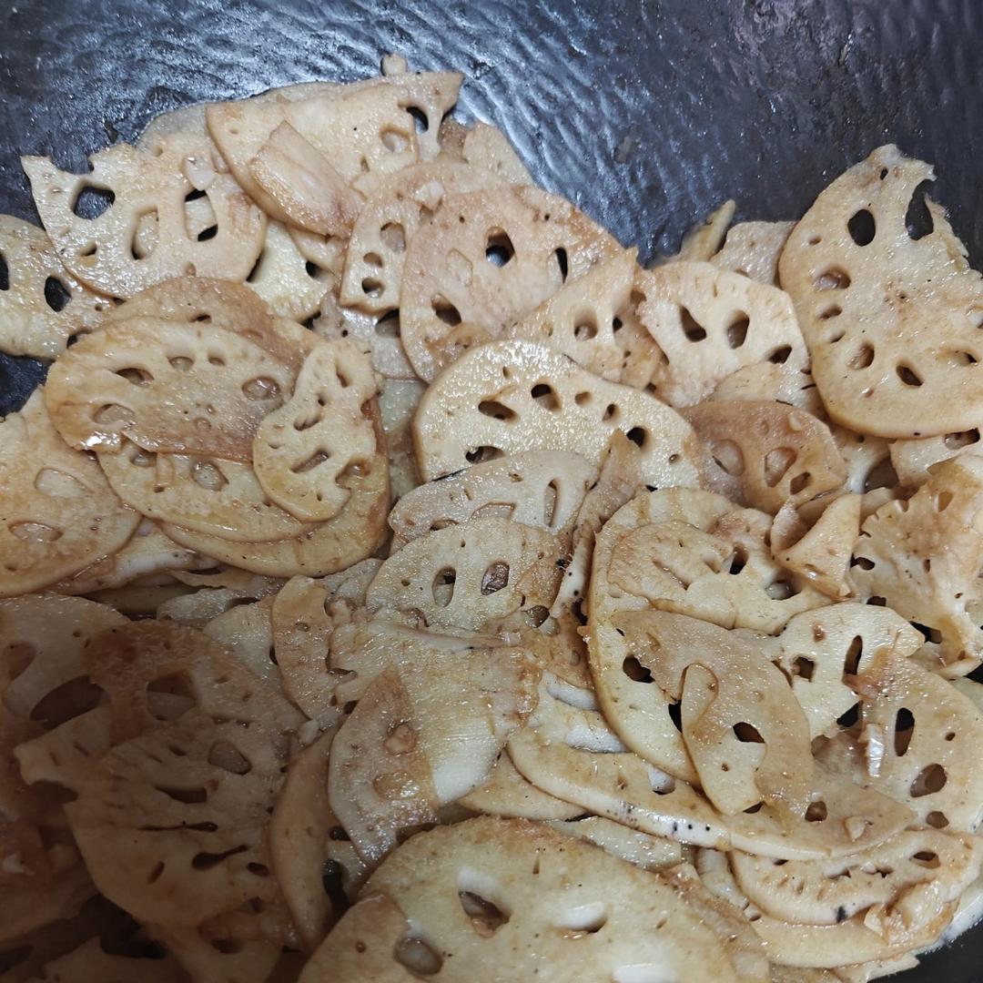 清炒藕片