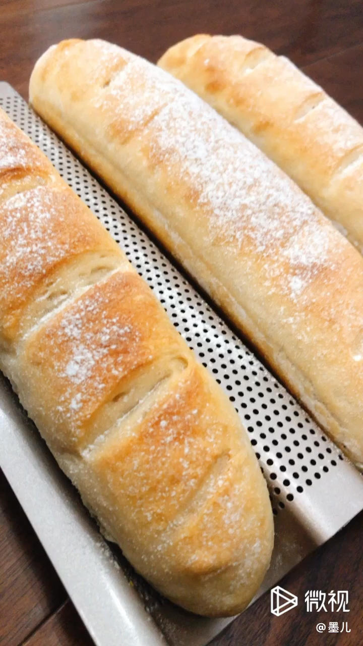 家庭小法棍，直接法 法式长棍面包