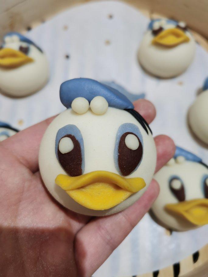 3D唐老鸭卡通造型馒头