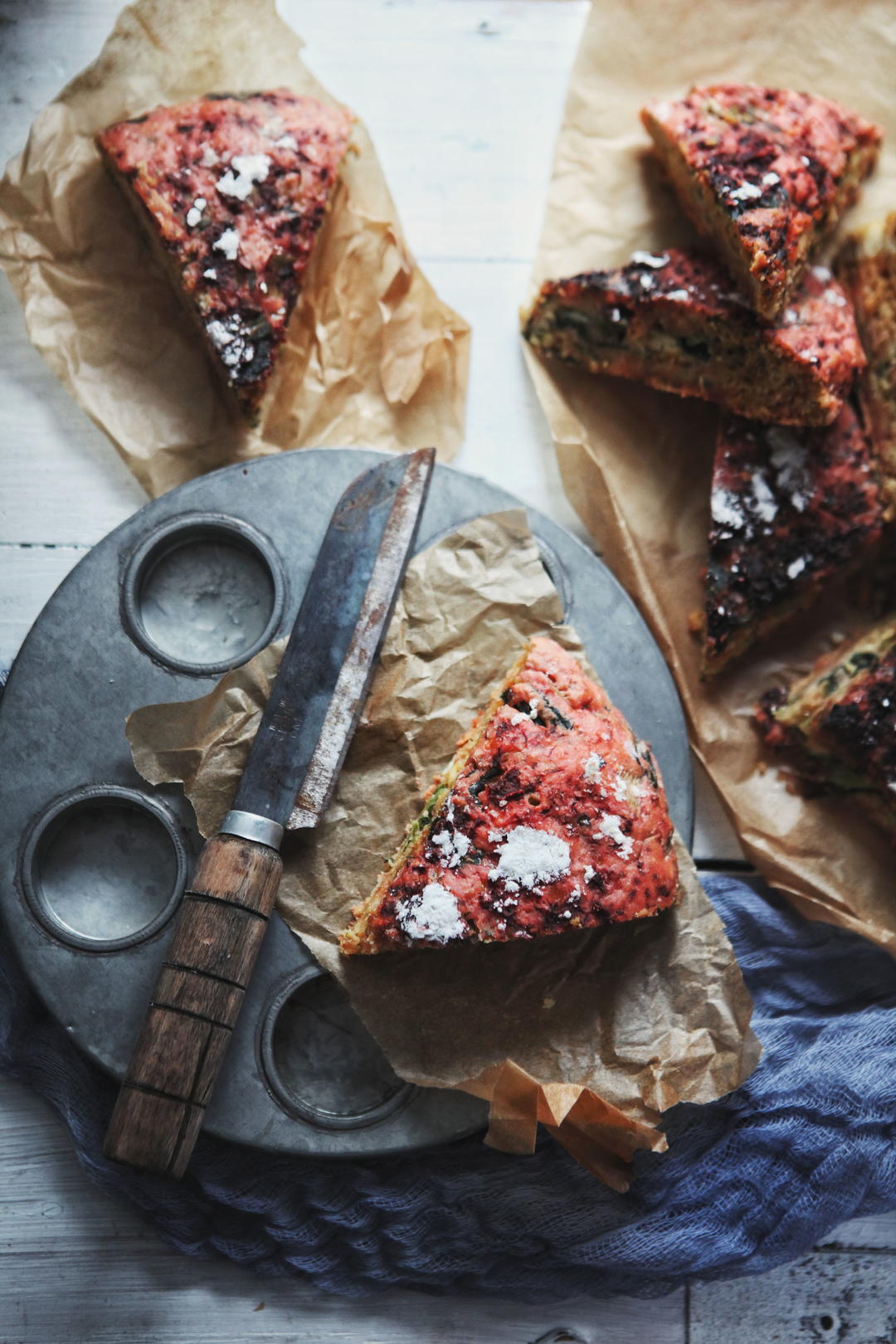 菠菜南瓜奶酪丹波面包丨健康·烘焙