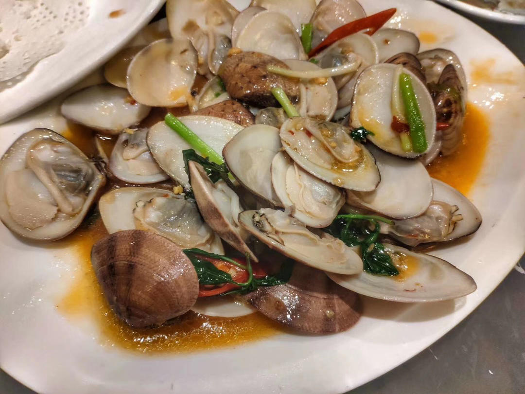 姜葱炒花甲∣深夜解馋好吃不胖