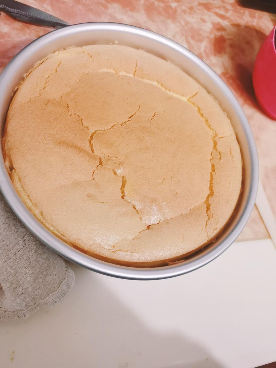 视频菜谱:原味戚风蛋糕8寸戚风蛋糕不裂
