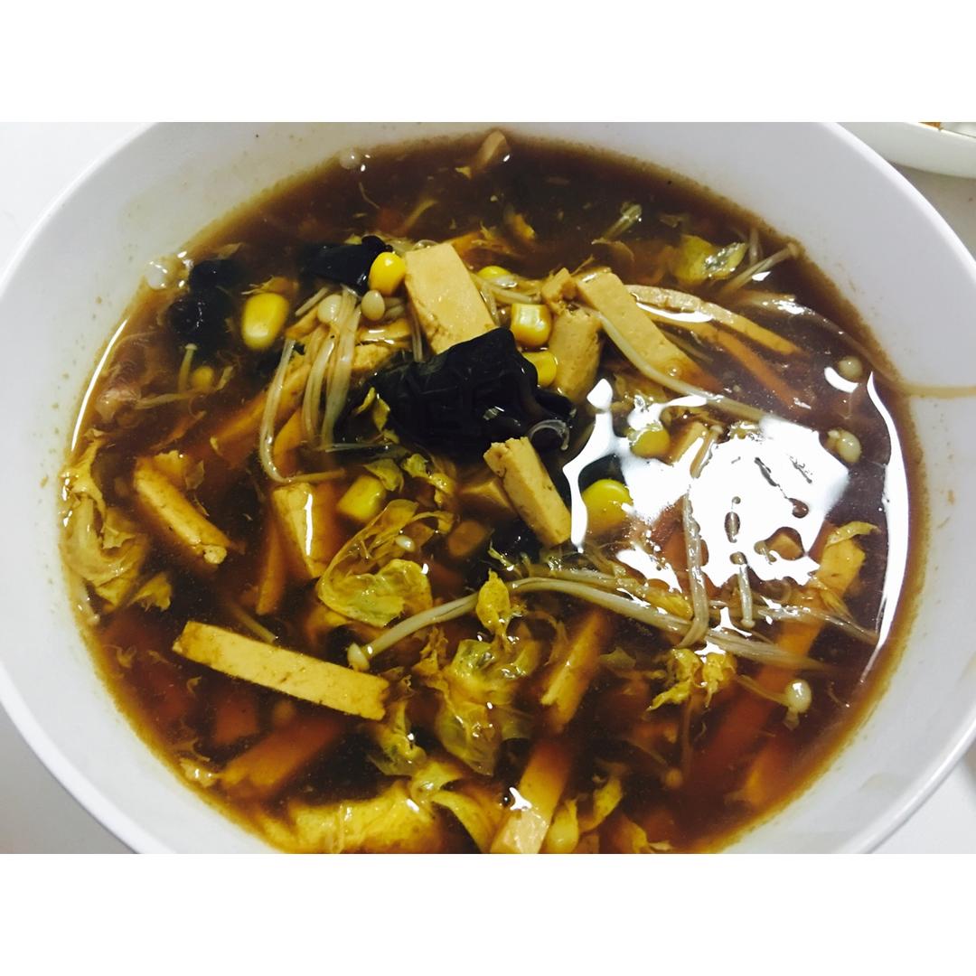 酸辣汤 Spicy & Sour Shredded Pork Soup