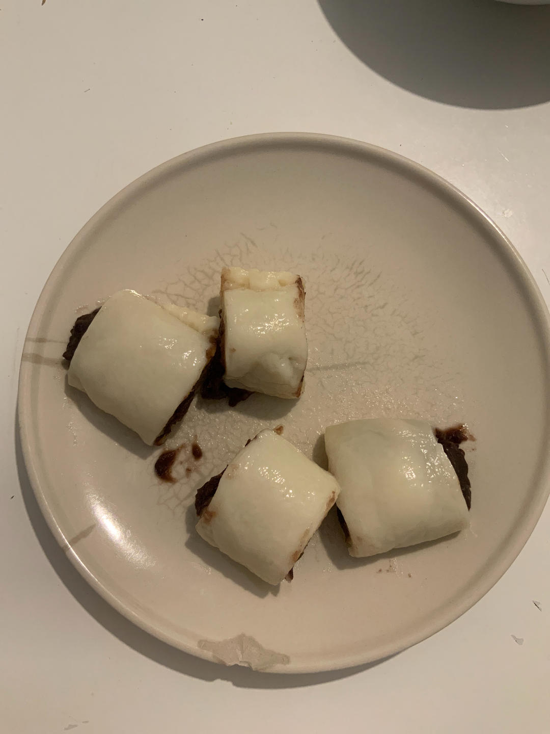 糯米红豆沙凉糕