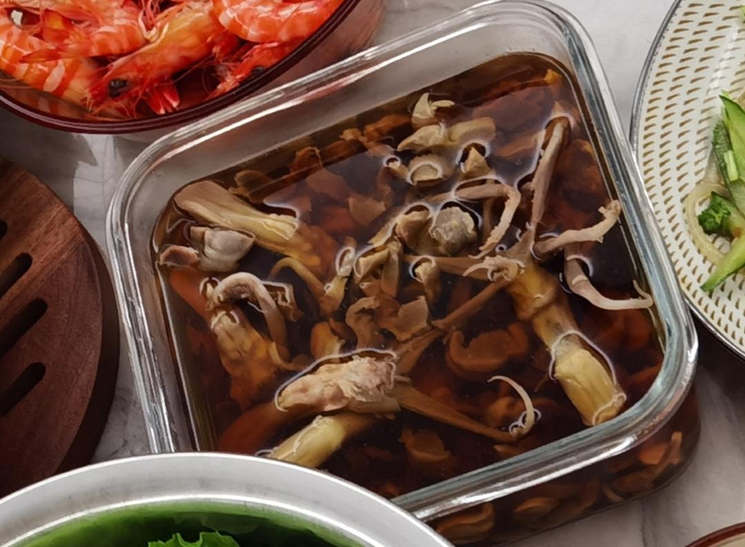 香糟一切：香糟虾+香糟鹅掌鸭信+香糟花毛【曼食慢语】