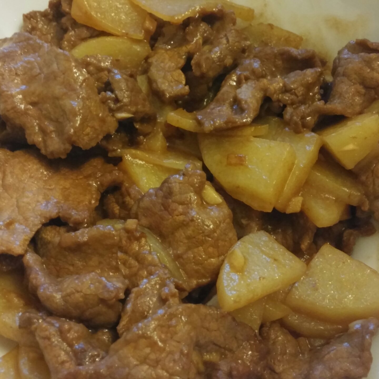 土豆炒牛肉