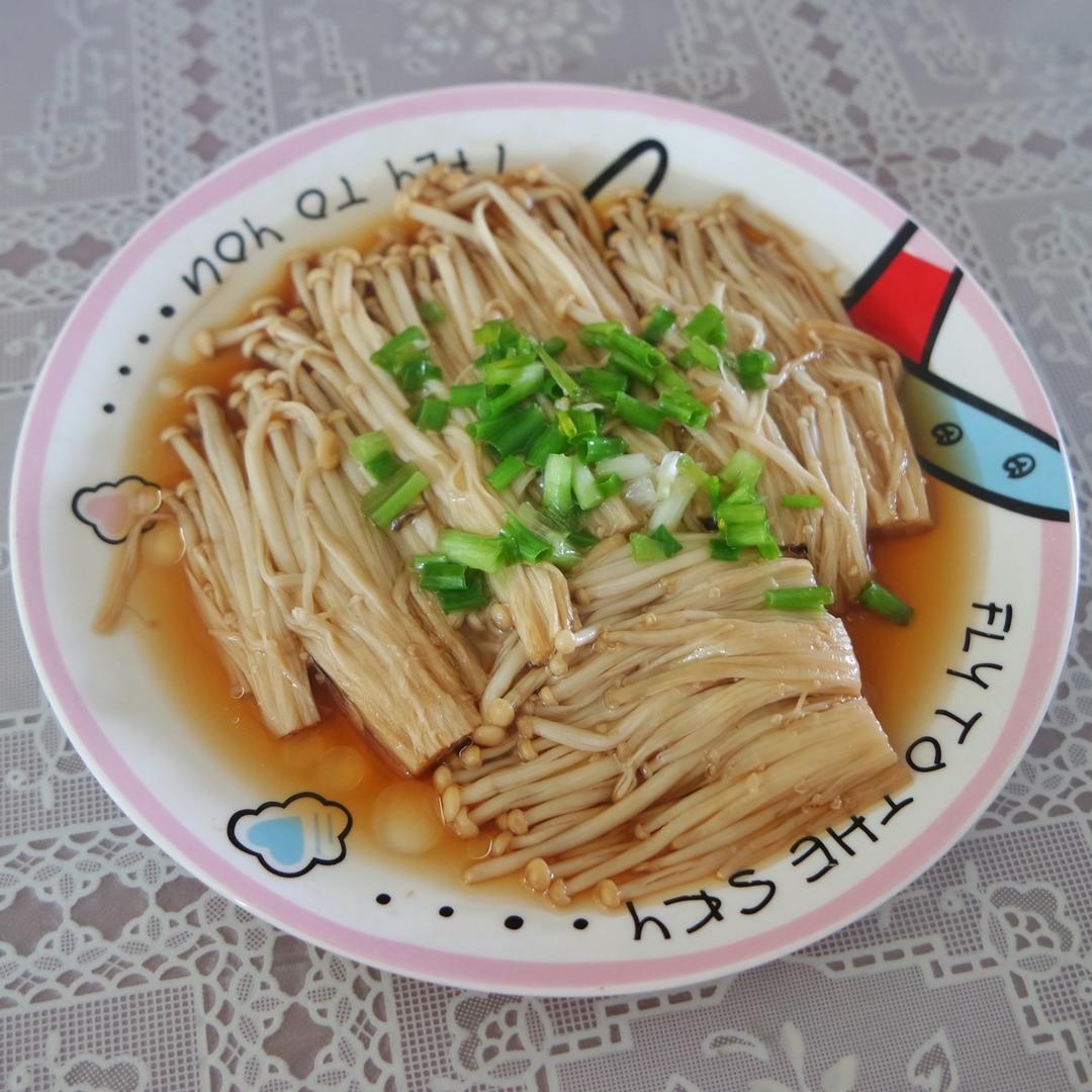 油泼金针菇
