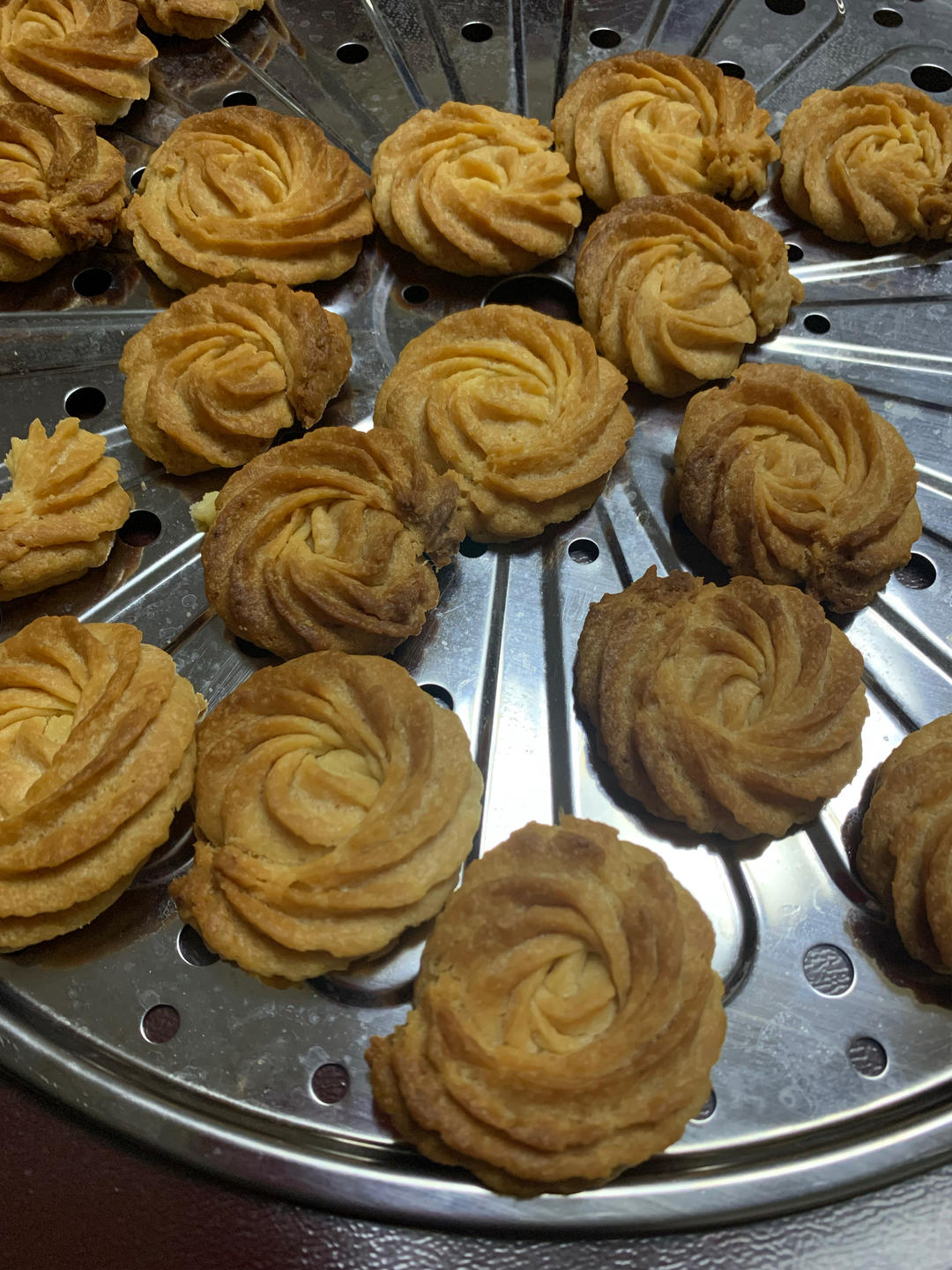 零失败花纹超级立体的黄油曲奇