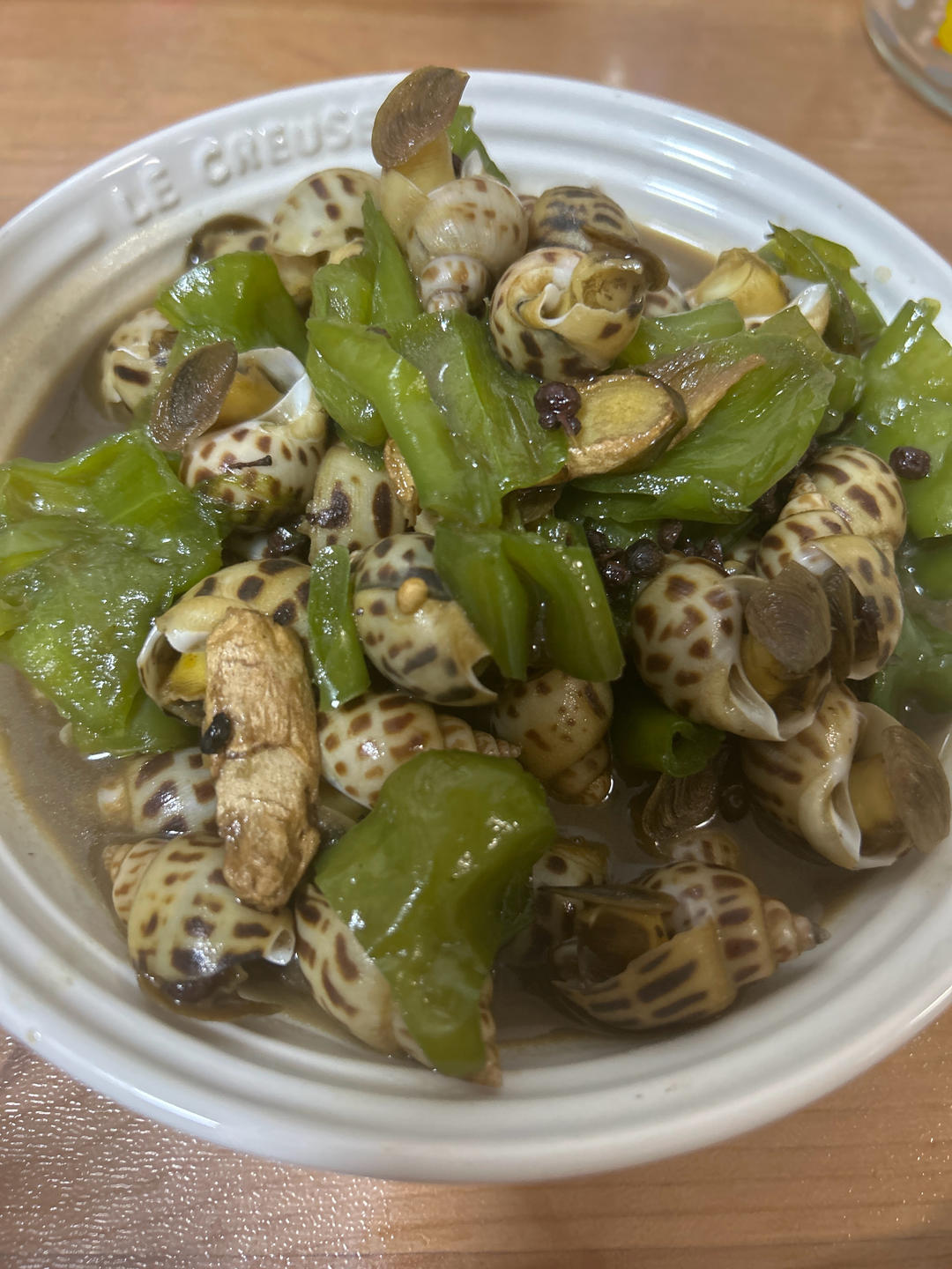 爆炒花螺