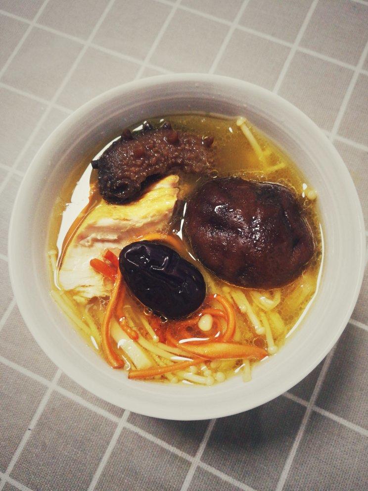 海参鸡汤