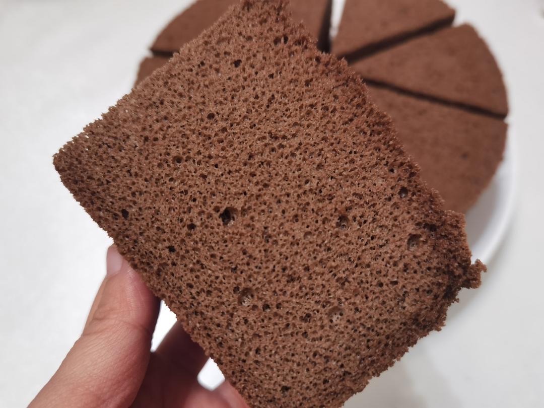 可可戚风蛋糕～8寸～百分百成功