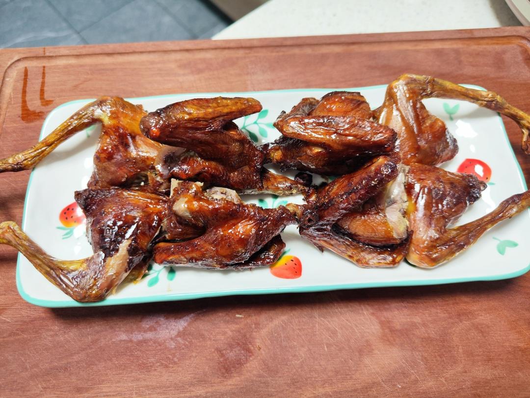 空气炸锅烤乳鸽