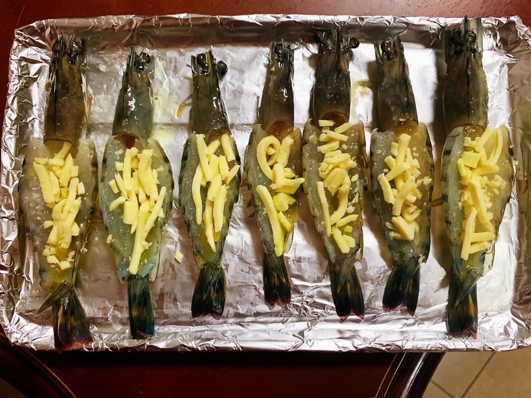 芝士烤虾（烤箱版）