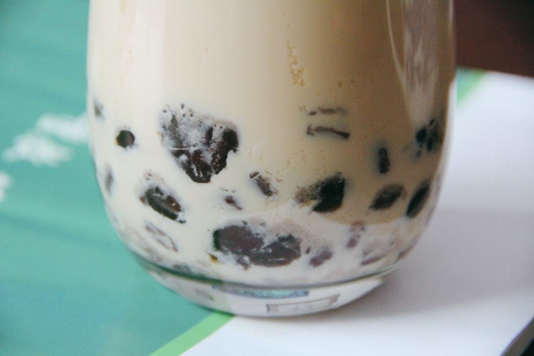 阿氏奶茶铺子：珍珠+野米+仙草+奶盖【曼食慢语】
