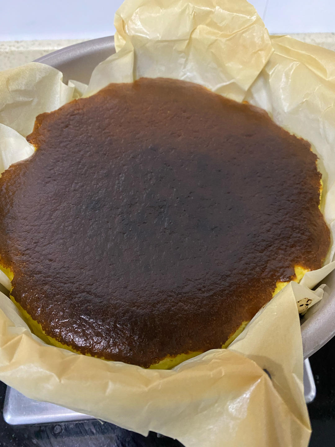 轻口感巴斯克蛋糕