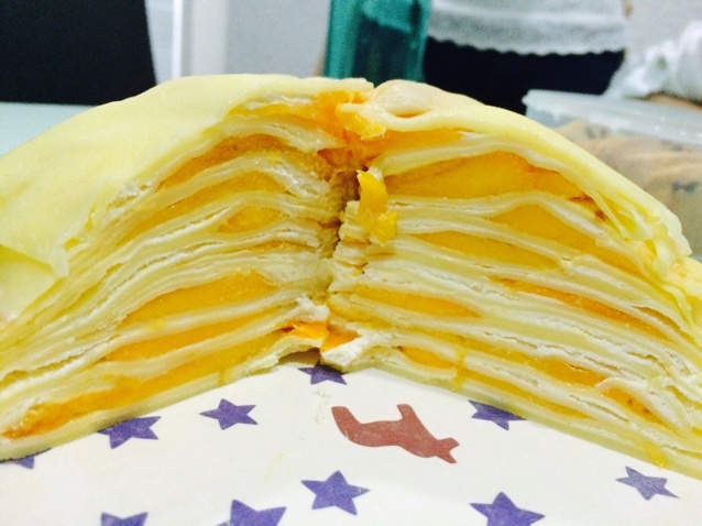 芒果千层蛋糕，100%成功告别煎皮无能