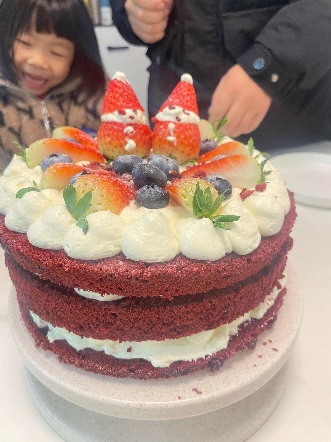 圣诞呆萌裸蛋糕