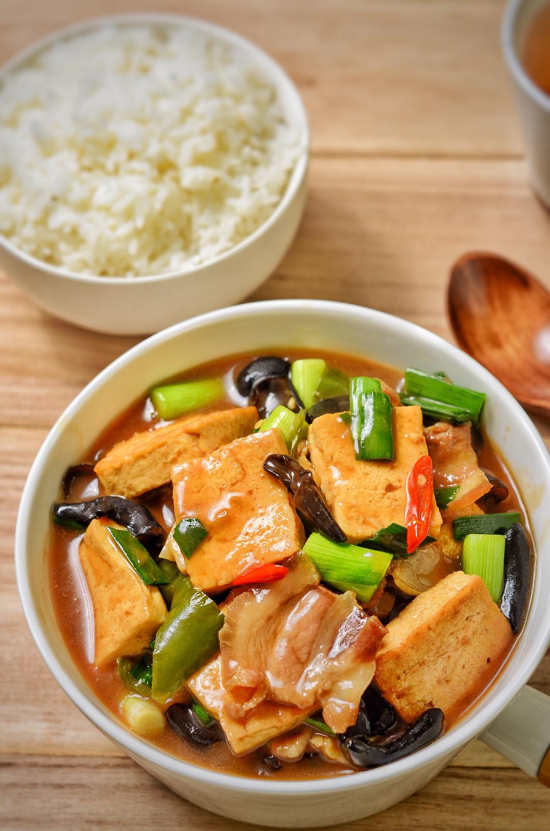 家常蚝油烧豆腐的做法