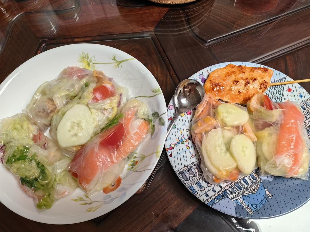 【外貌协会🌴】越南春卷（附蘸汁做法，超低热量！）
