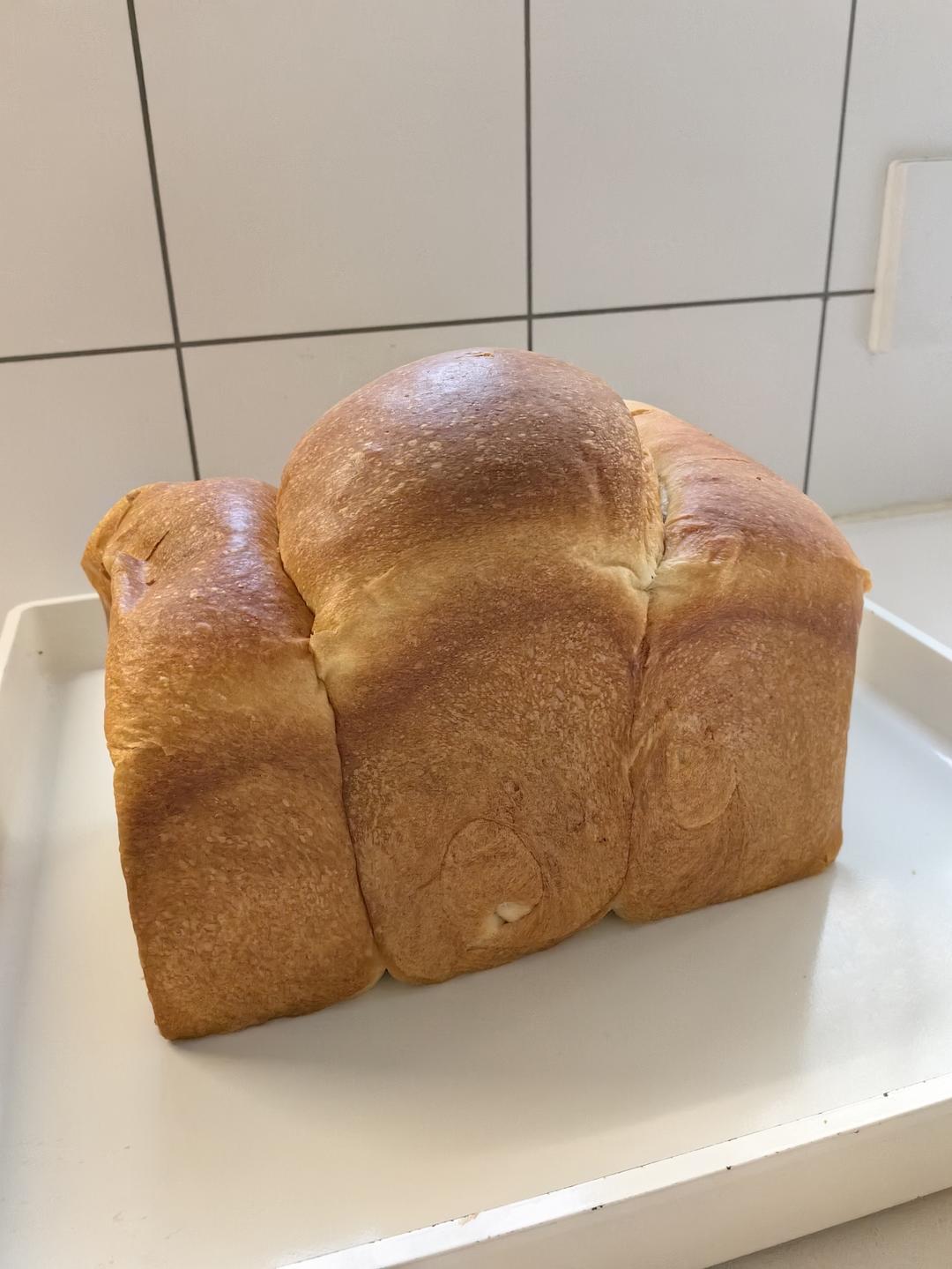 像云朵一样松软的北海道吐司（松下面包机版）消耗淡奶油