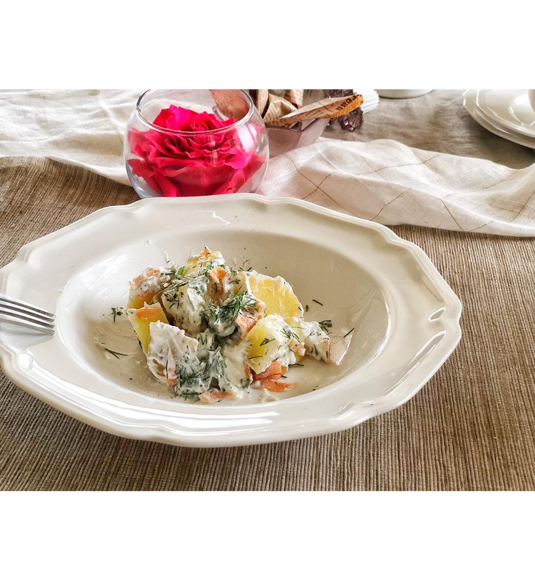 土豆煙燻三文魚酸奶沙拉