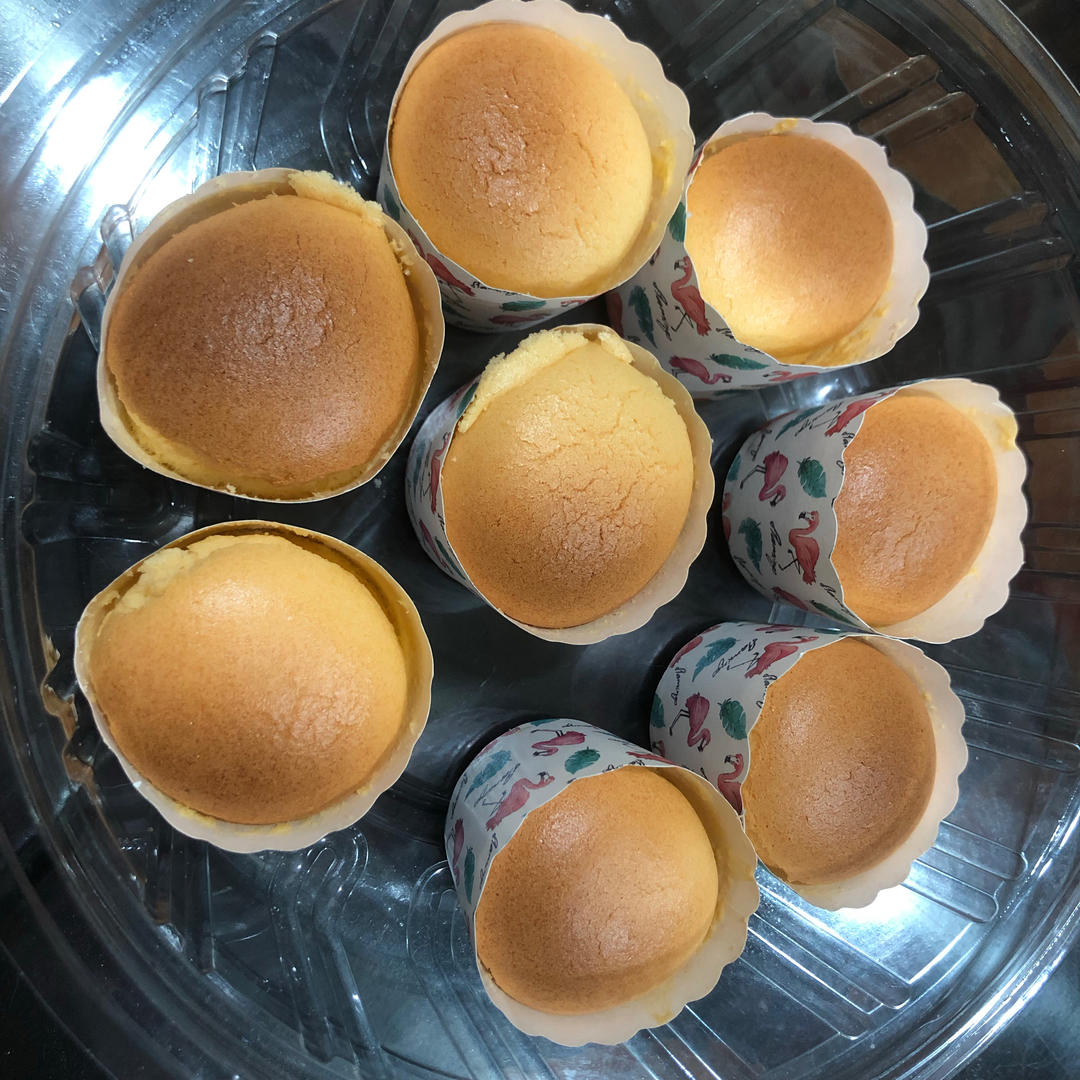 纸杯蛋糕 8寸戚风蛋糕的量