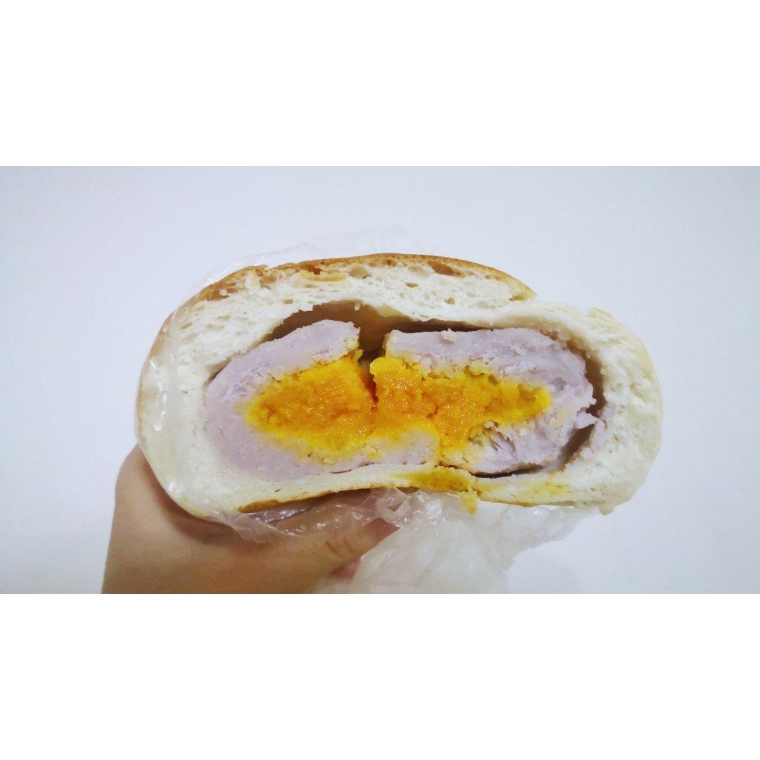 芋泥咸蛋黄软欧【北鼎烤箱食谱】