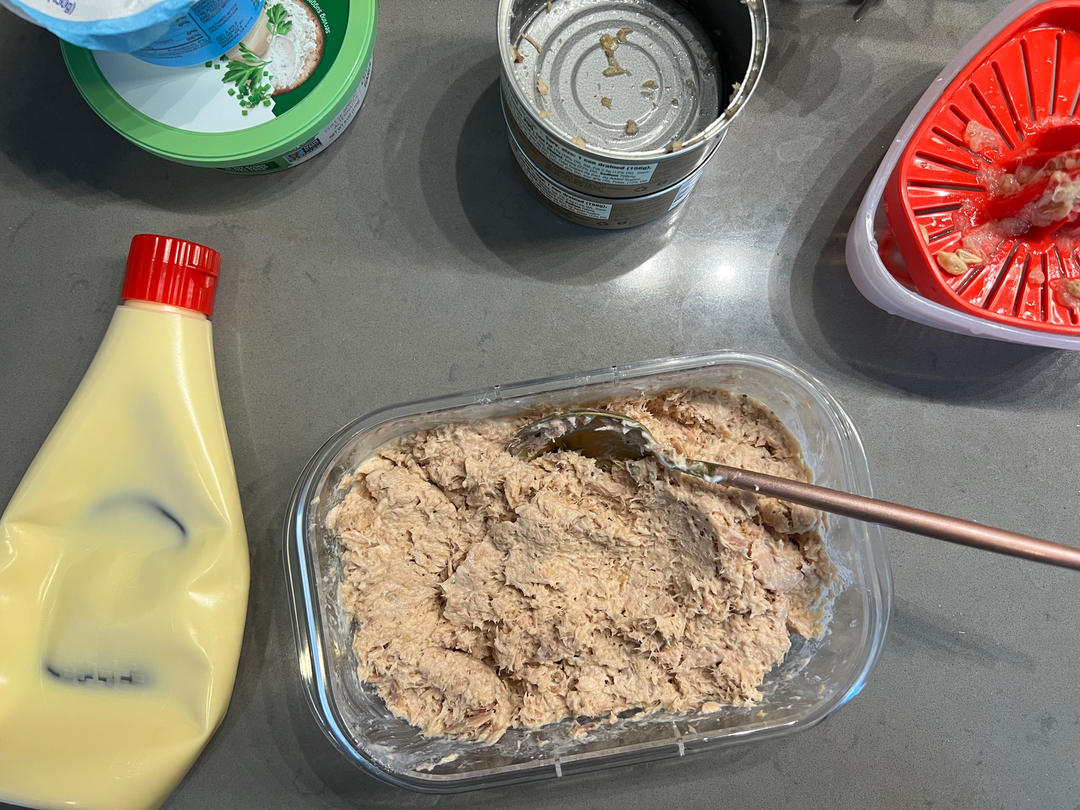 万能低卡金枪鱼酱/馅（涂抹三明治/欧包内馅可用