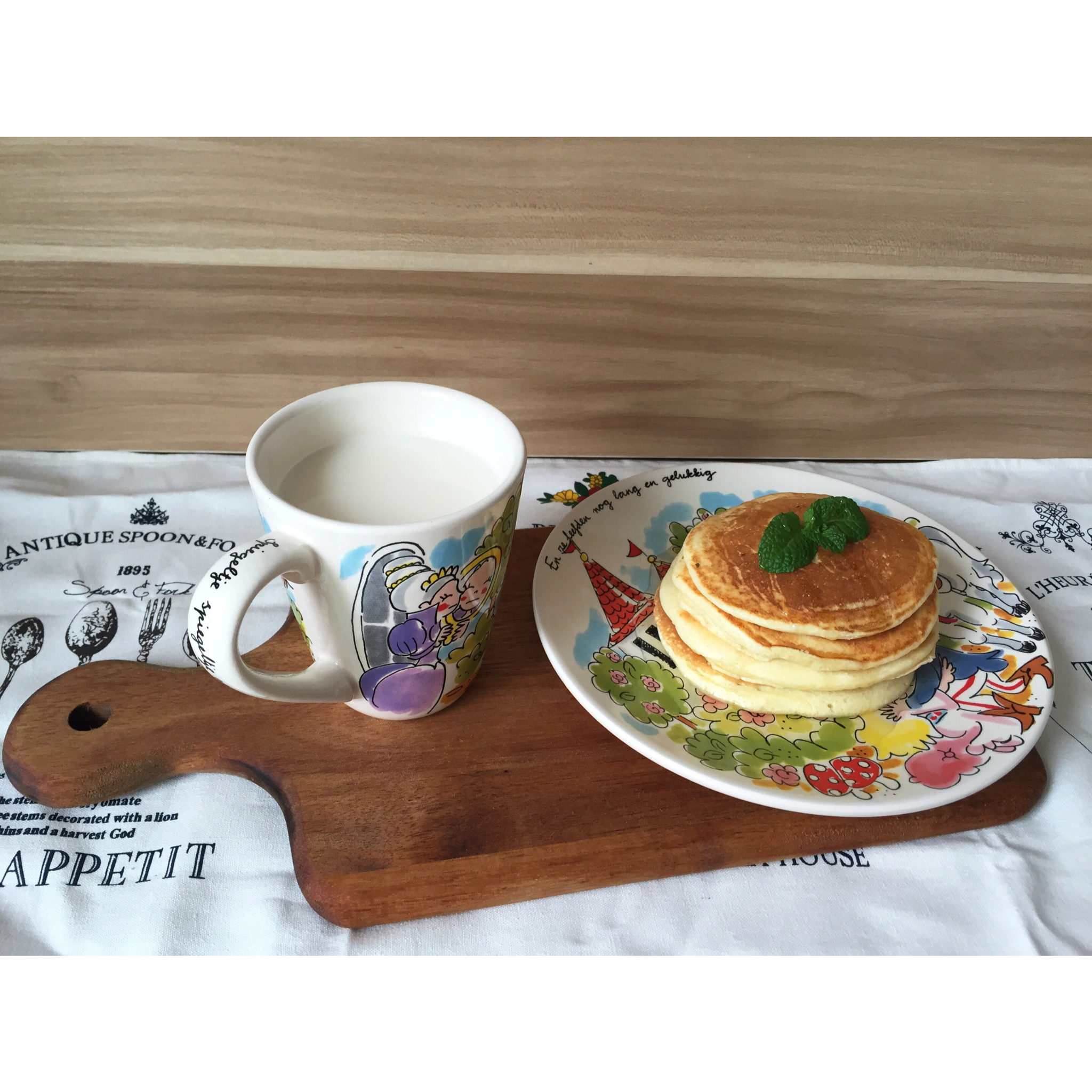 超级简单pancake【无黄油健康版】