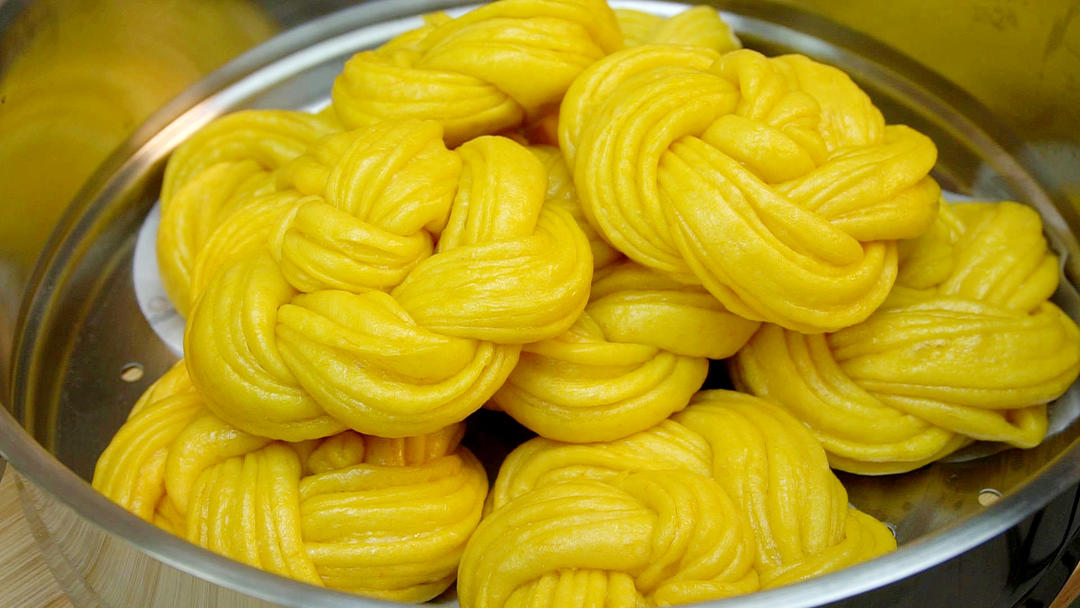 南瓜花卷的做法