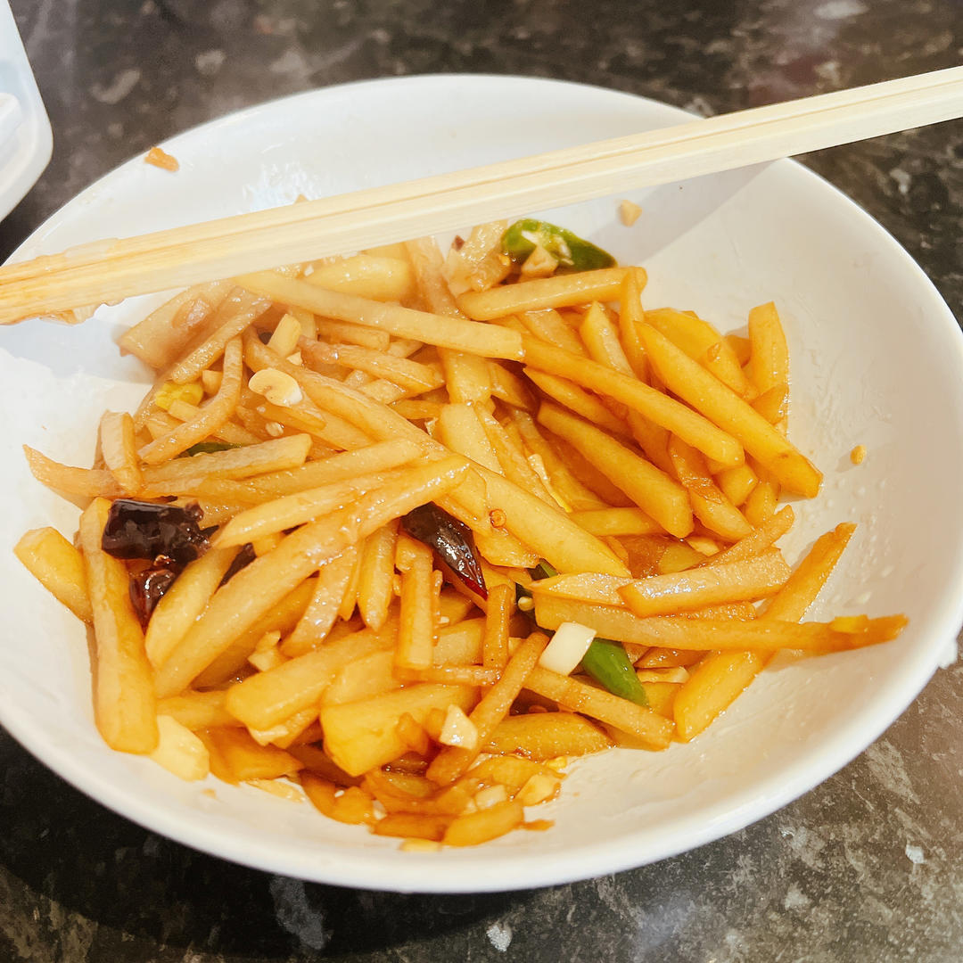 超级无敌下饭菜～酸辣土豆丝