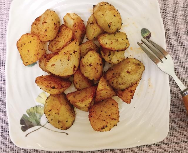 超级快手菜烤土豆的做法