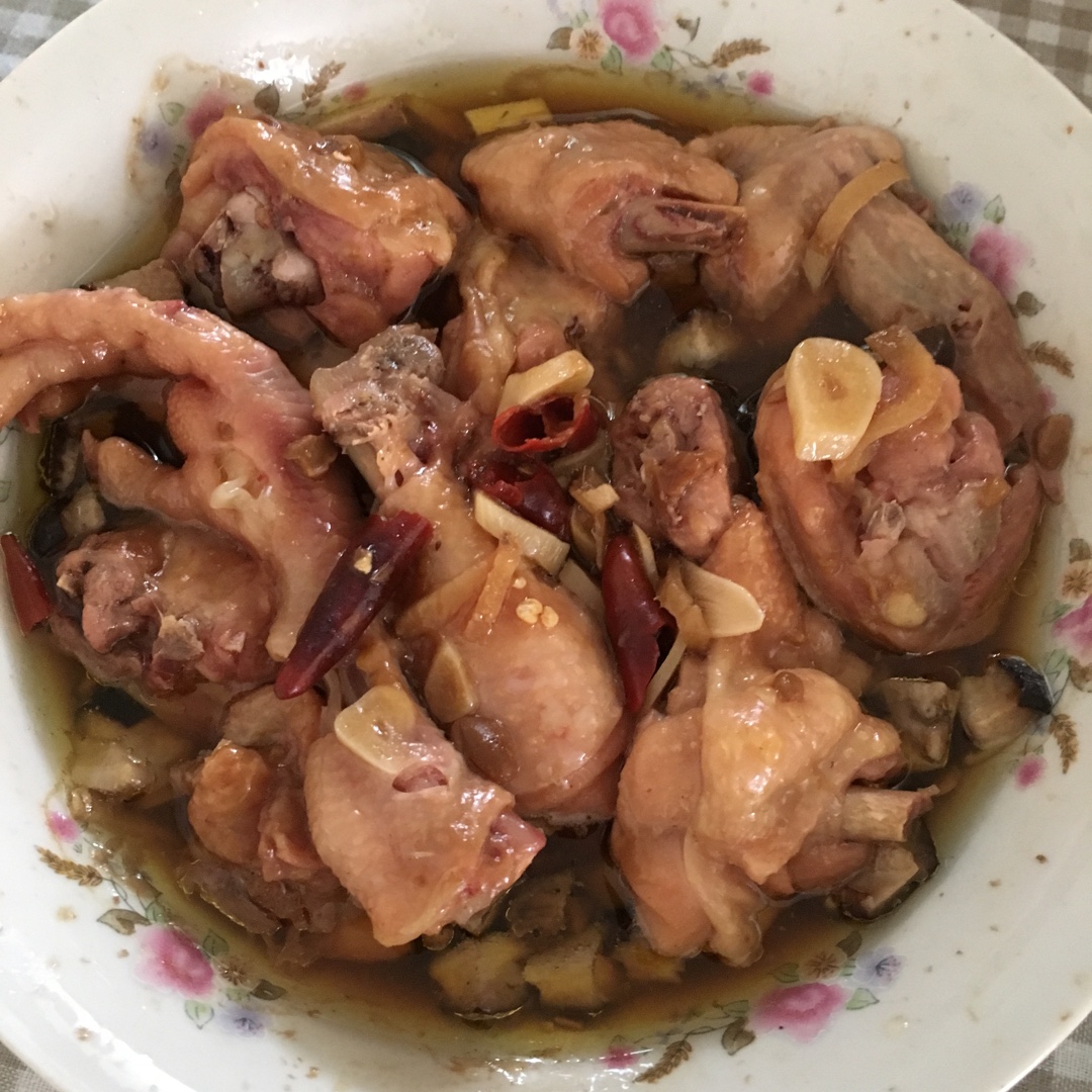 香菇蒸鸡块