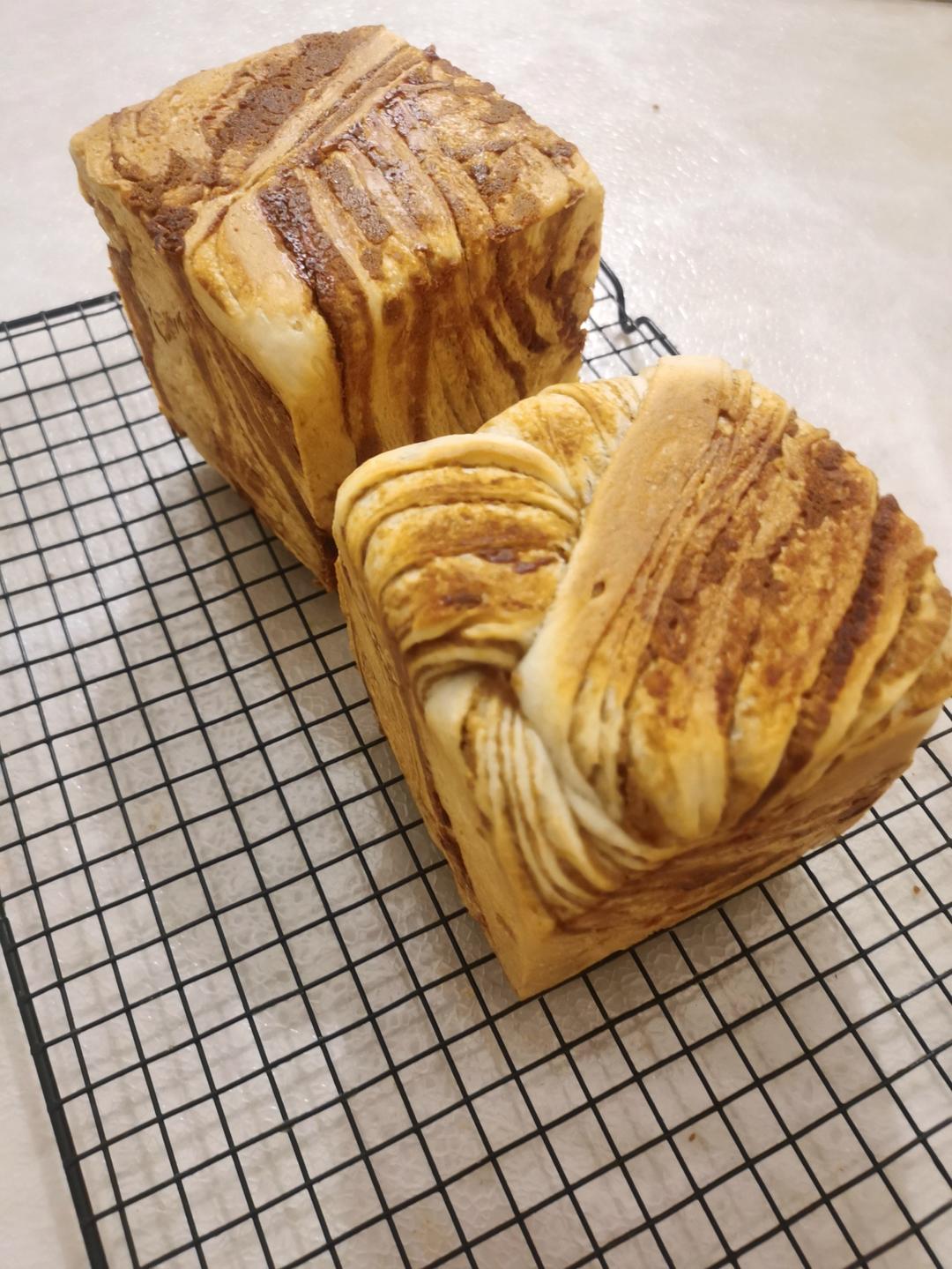 豆沙水立方吐司